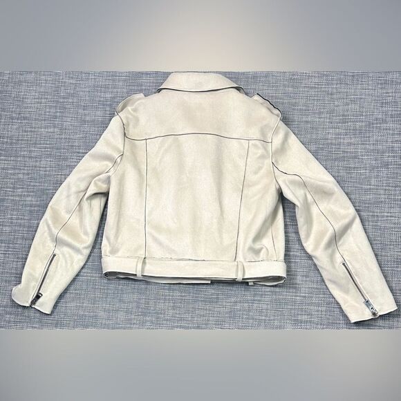 Zara Moto Faux Suede Moto Jacket - Picture 8 of 16